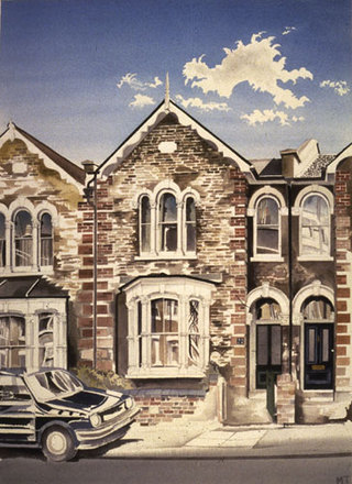 George Cragg's Birthplace at Number 22  Watercolour  64 x 46 cm  SOLD