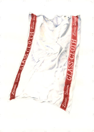 Glass Cloth  Watercolour  71 x 52 cm  SOLD