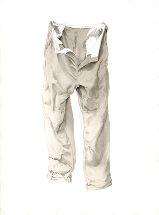Crinkled Trousers  Watercolour  76 x 57 cm  SOLD