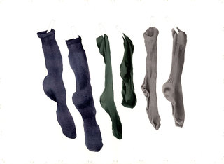 Six Socks  Watercolour 52 x 71 cm  SOLD