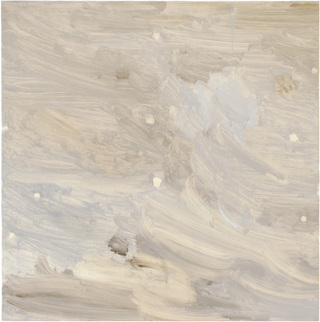 この広い空(3・3・3)/ To the sky(3・3・3), oil on canvas, 65.2x65.2cm, 2021.