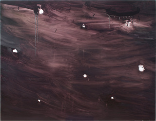 夜の絵(ambition)/painting at night (ambition), oil on canvas, 112 x 145.5cm, 2021.