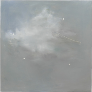 夜への妄想(宵闇)/Tonight's delusion(dusk), 162×162cm, oil on canvas, 2022.