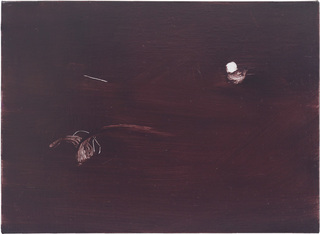 夜の絵(ほたる)/Painting at night(firefly), 33.3x45.5cm, oil on canvas, 2021.