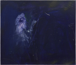 夜の絵(おばけ)/Painting at night(ghost), 45.5×53cm, oil on canvas, 2022.
