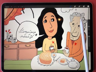 Comic im Buch "Stimmen"