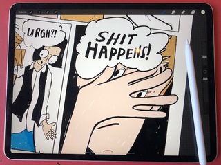 Comic im Buch "Stimmen"